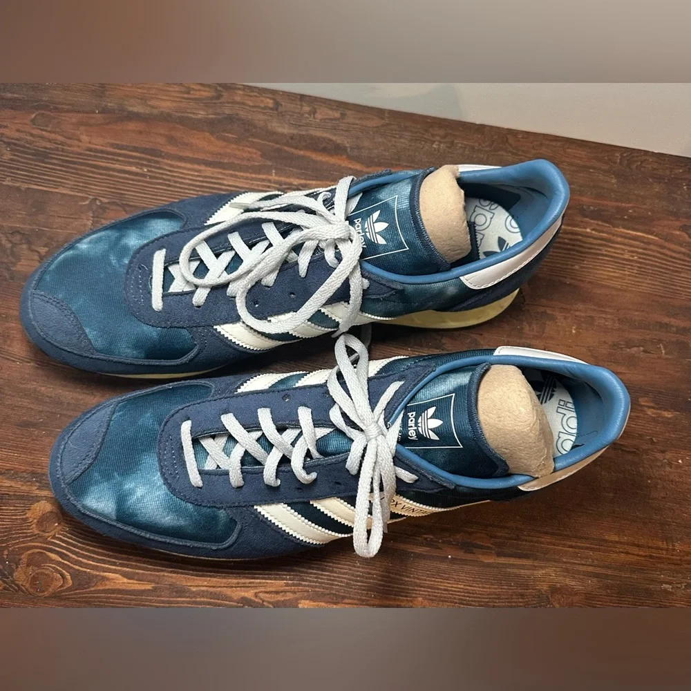 Adidas TRX Vintage Parley‎ Gym Shoe Bleached Navy White Men’s Size 11.5